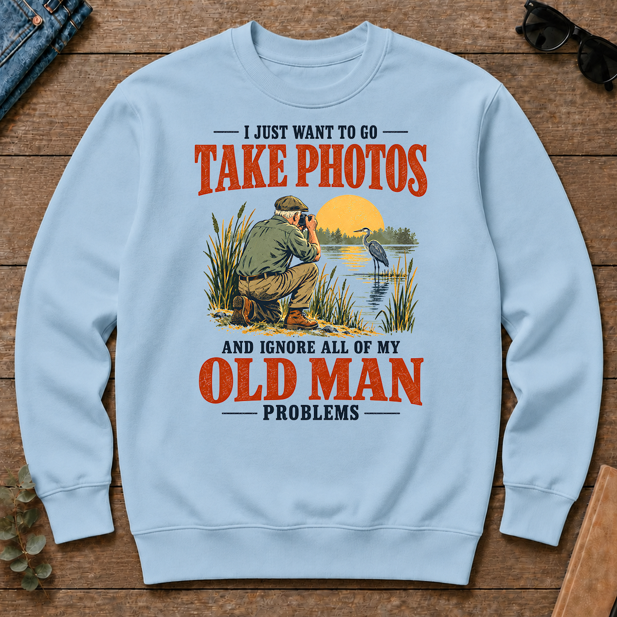 I Just Want To Go Take Photos - light-blue - CS2D-LightBlue