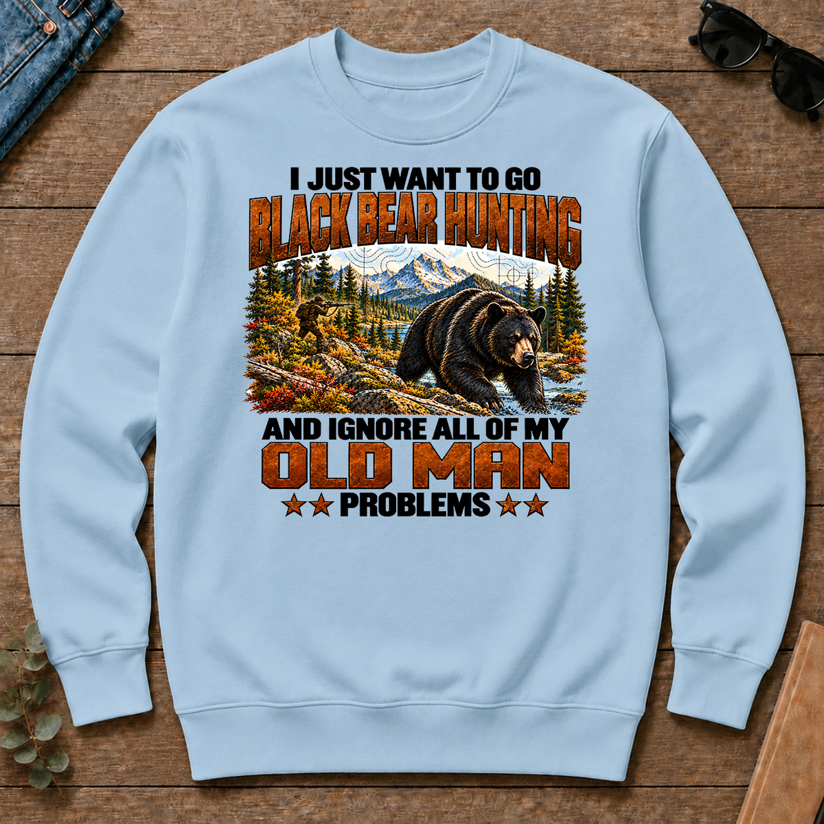 I Just Want To Black Bear Hunting - light-blue - CS2D-LightBlue