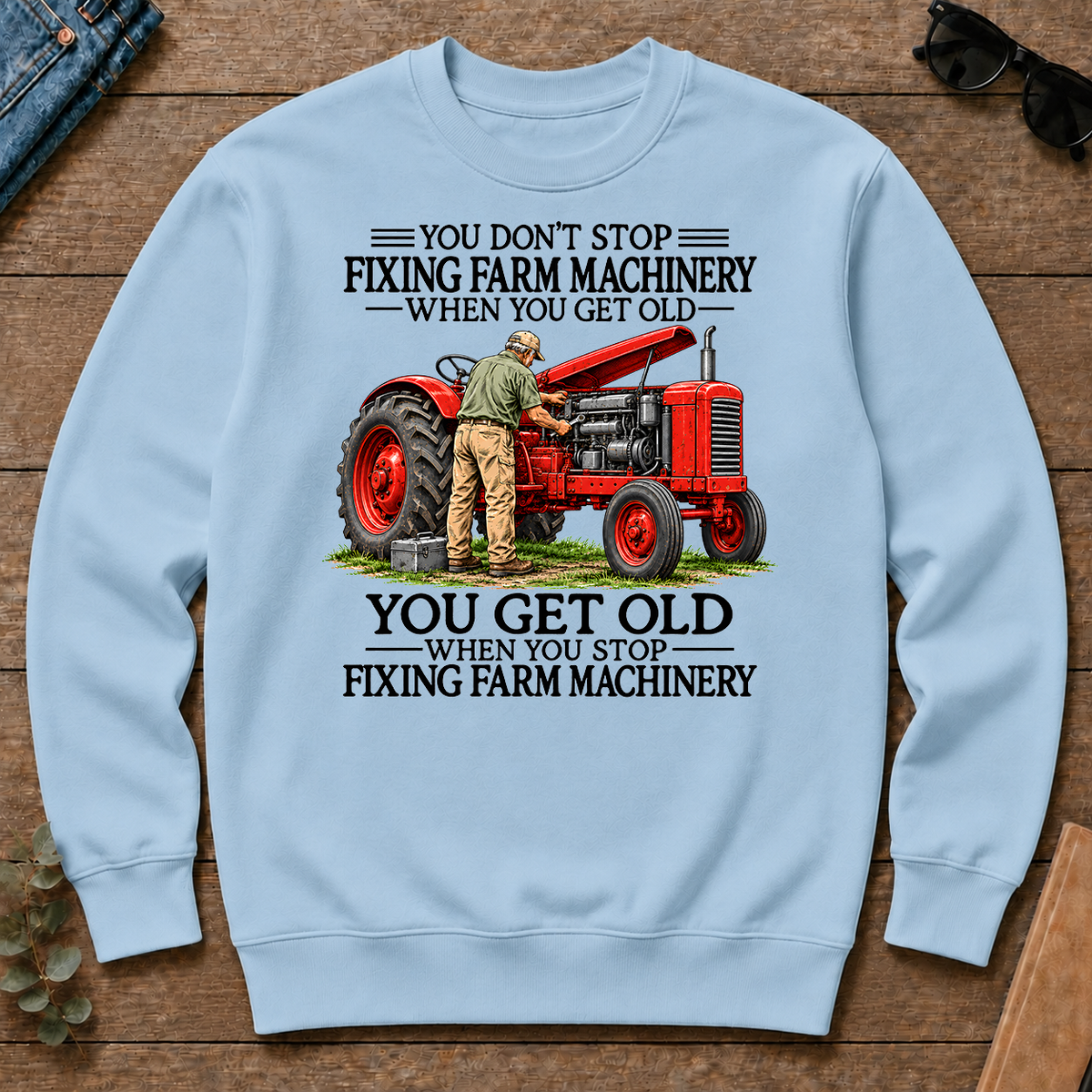 Don't Stop Fixing Farm Machinery - light-blue - CS2D-LightBlue