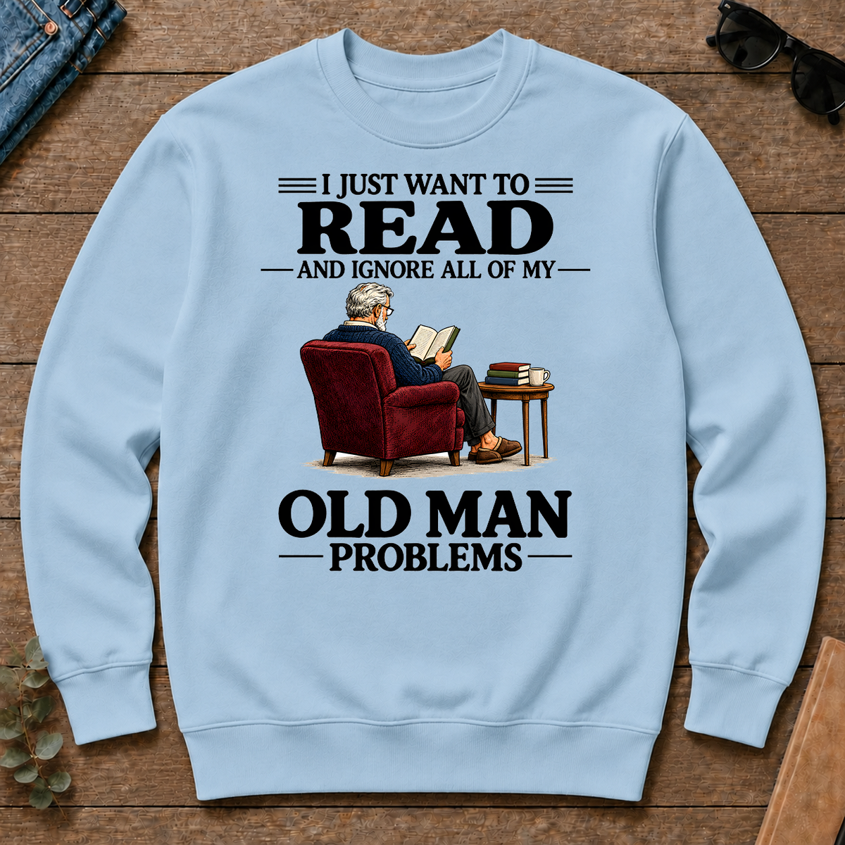 I Just Want To Read - light-blue - CS2D-LightBlue