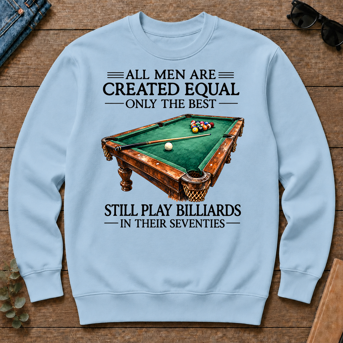 Still Play Billiards In 70s - light-blue - CS2D-LightBlue