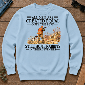 All Men Are Created Equal Rabbits Hunting 70s Vintage - light-blue - CS2D-LightBlue