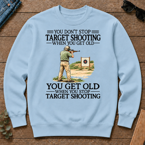 Don't Stop Target Shooting Vintage Art - light-blue - CS2D-LightBlue