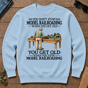 Don't Stop Model Railroading - light-blue - CS2D-LightBlue