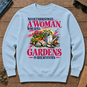 A Woman Still Gardens In Her Seventies - light-blue - CS2D-LightBlue