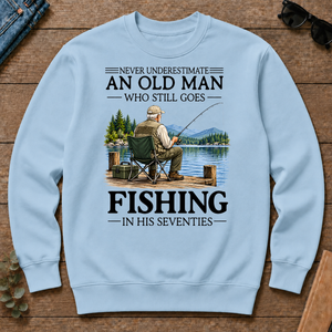 An Old Man Who Still Goes Fishing In His Seventies - light-blue - CS2D-LightBlue