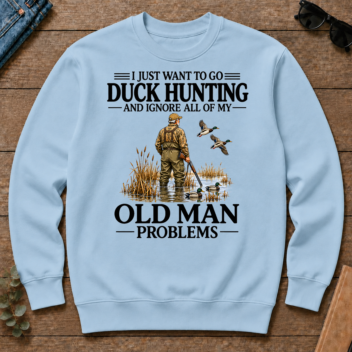 I Just Want To Go Duck Hunting - light-blue - CS2D-LightBlue