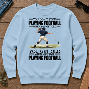 Vintage You Get Old When You Stop Playing Football - light-blue - CS2D-LightBlue