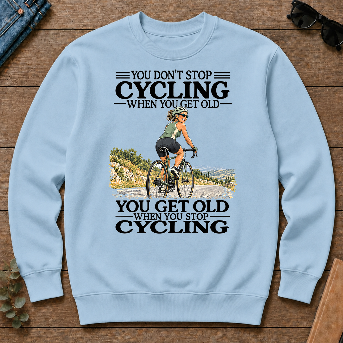 Don't Stop Cycling - light-blue - CS2D-LightBlue