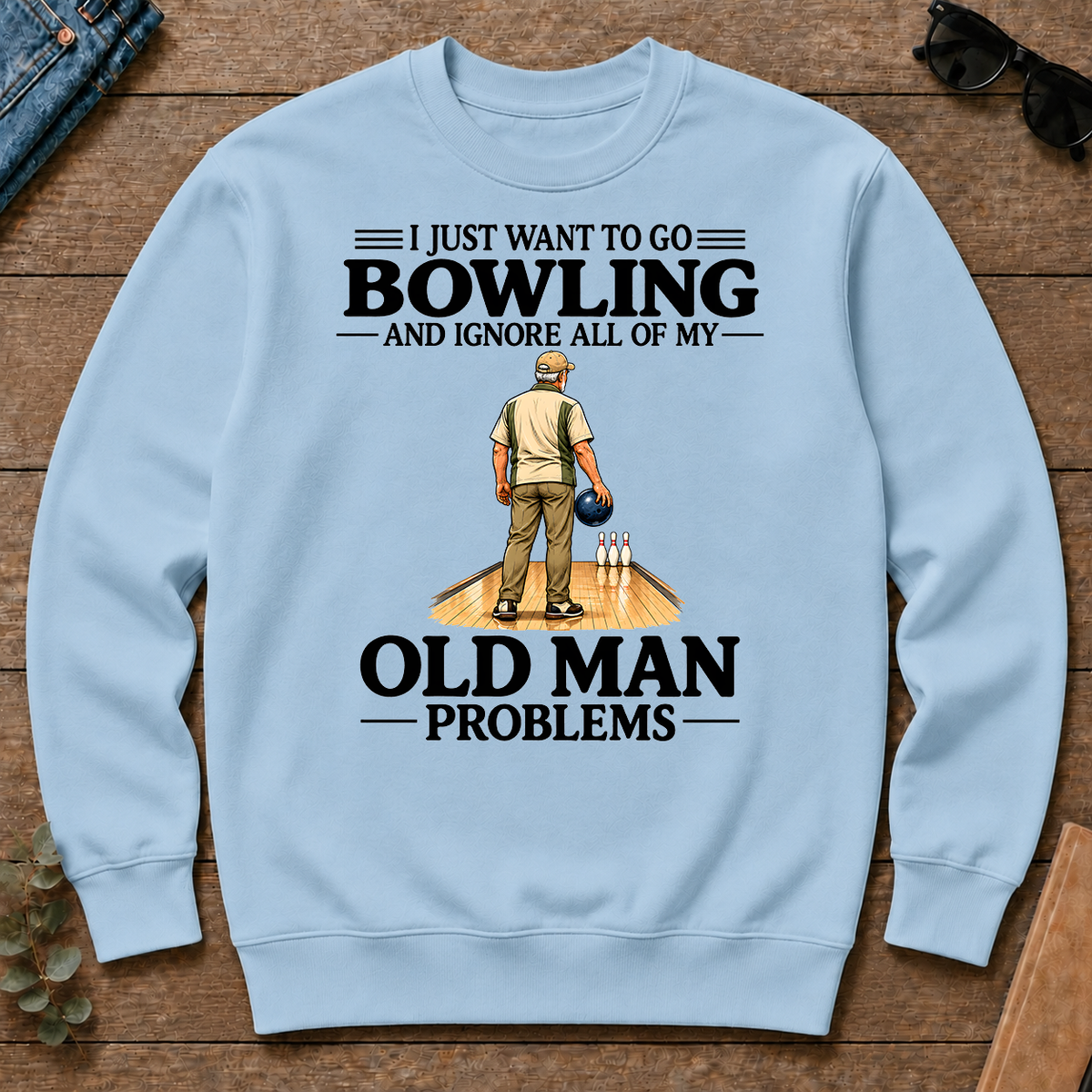 I Just Want To Bowling - light-blue - CS2D-LightBlue