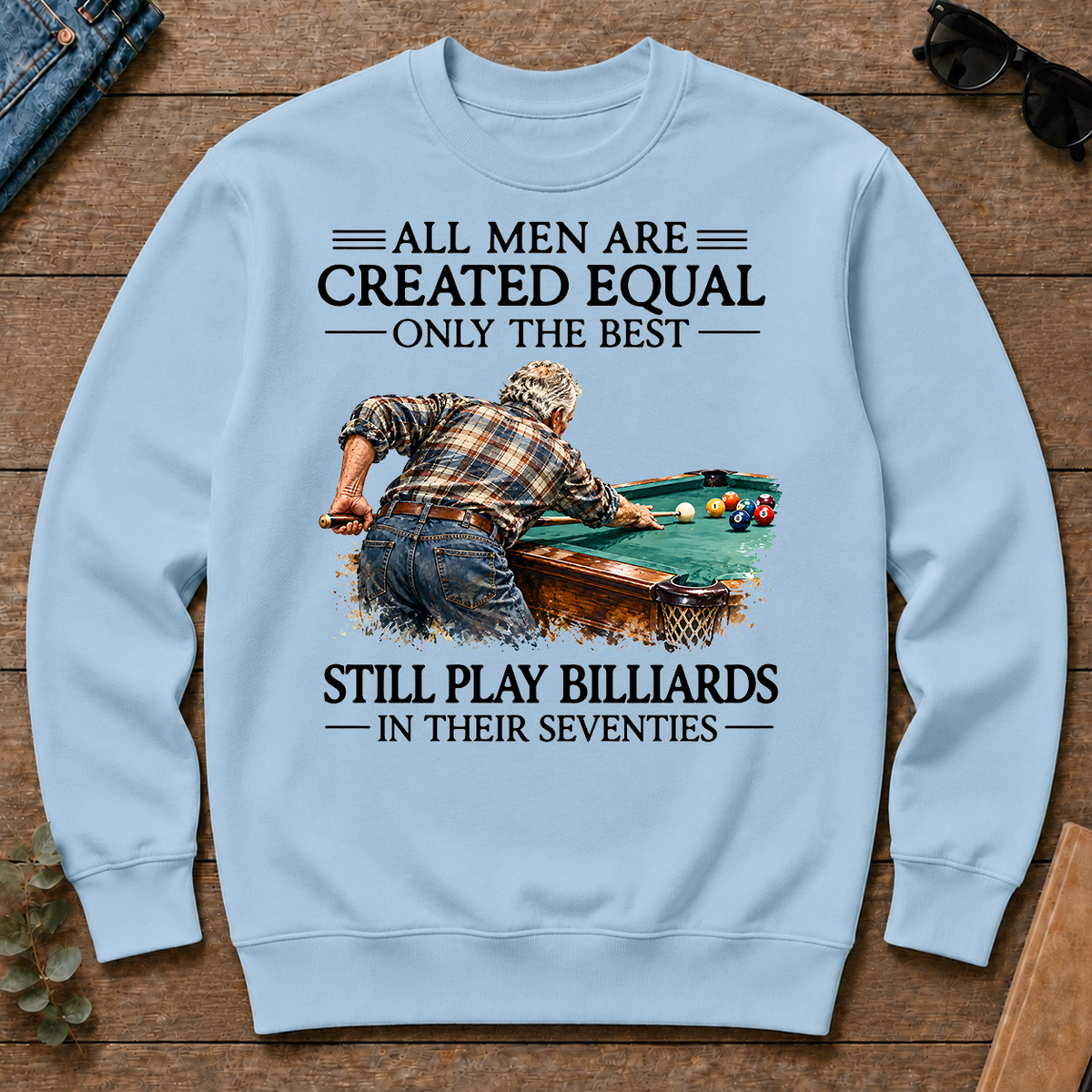 Still Play Billiards In Seventies - light-blue - CS2D-LightBlue
