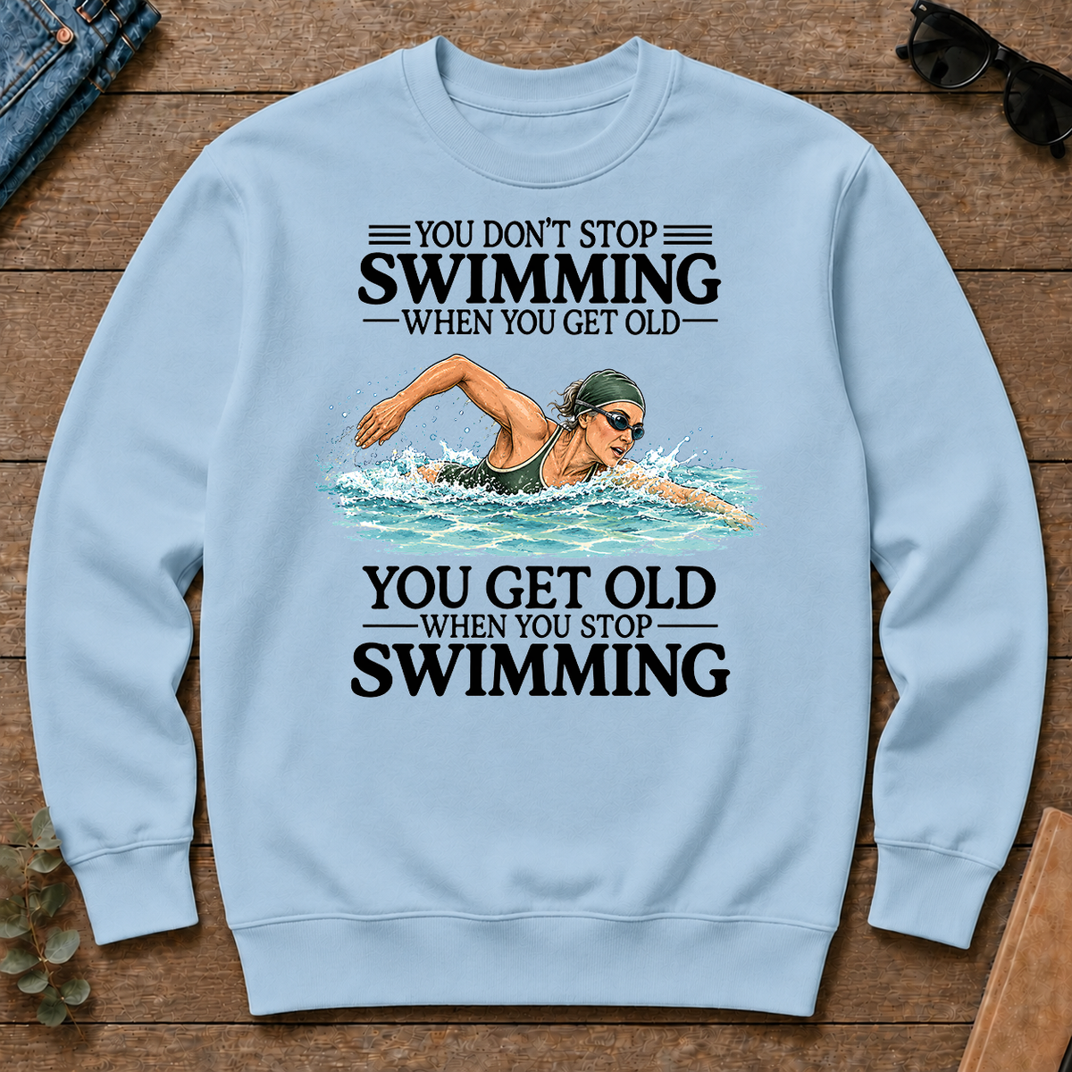 Don't Stop Swimming - light-blue - CS2D-LightBlue
