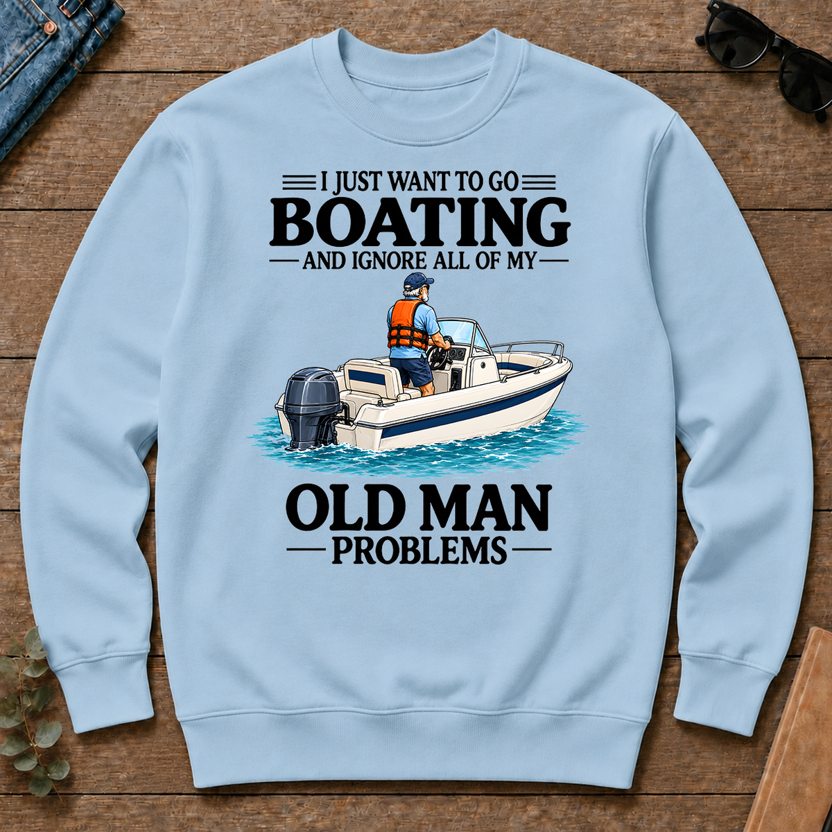 I Just Want To Go Boating - light-blue - CS2D-LightBlue