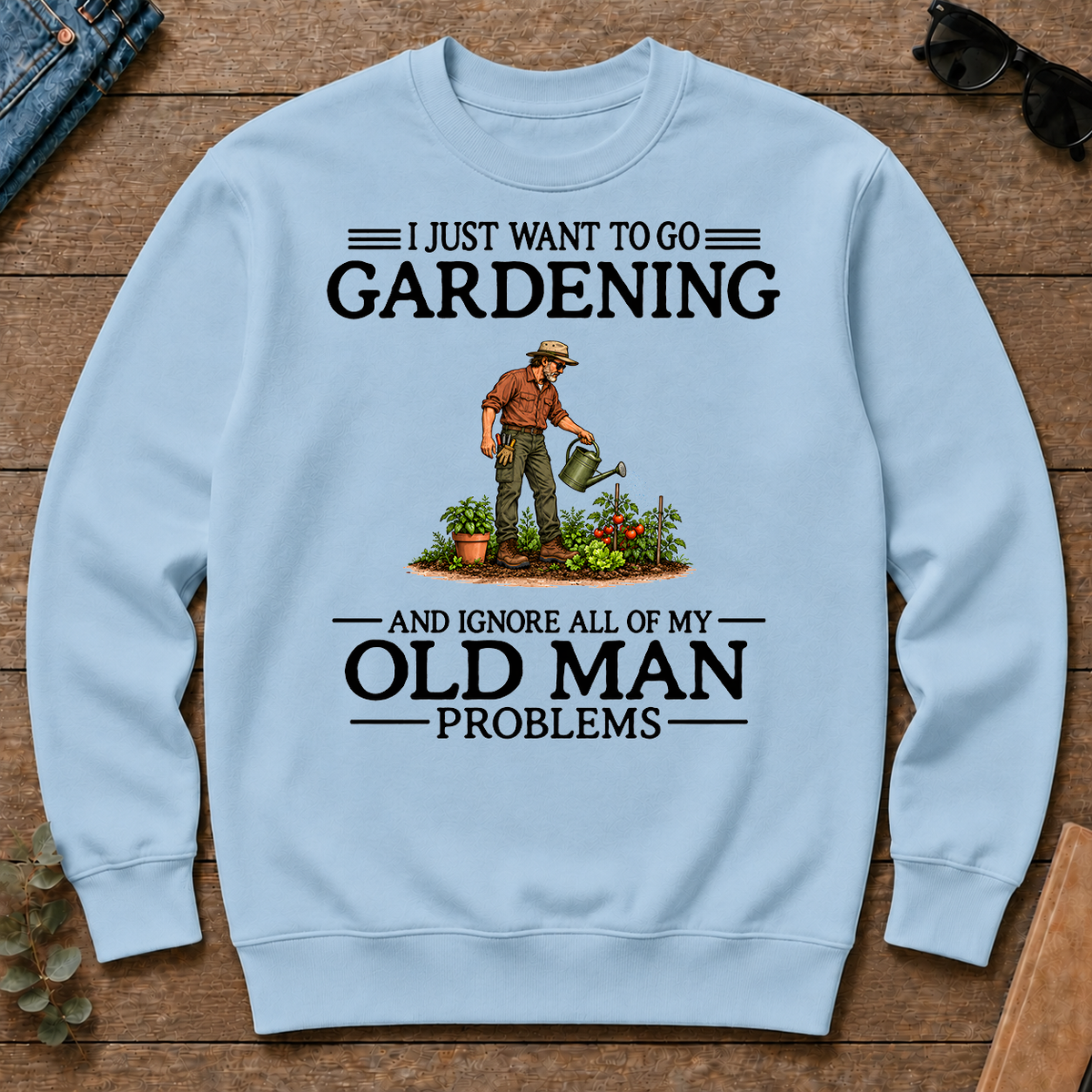 I Just Want To Go Gargening - light-blue - CS2D-LightBlue