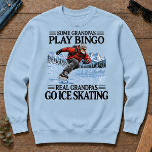 Some Grandpas Play Bingo Real Grandpas Go Ice Skating - light-blue - CS2D-LightBlue