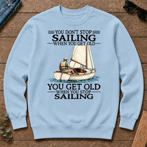 Don't Stop Sailing Vintage Ar - light-blue - CS2D-LightBlue