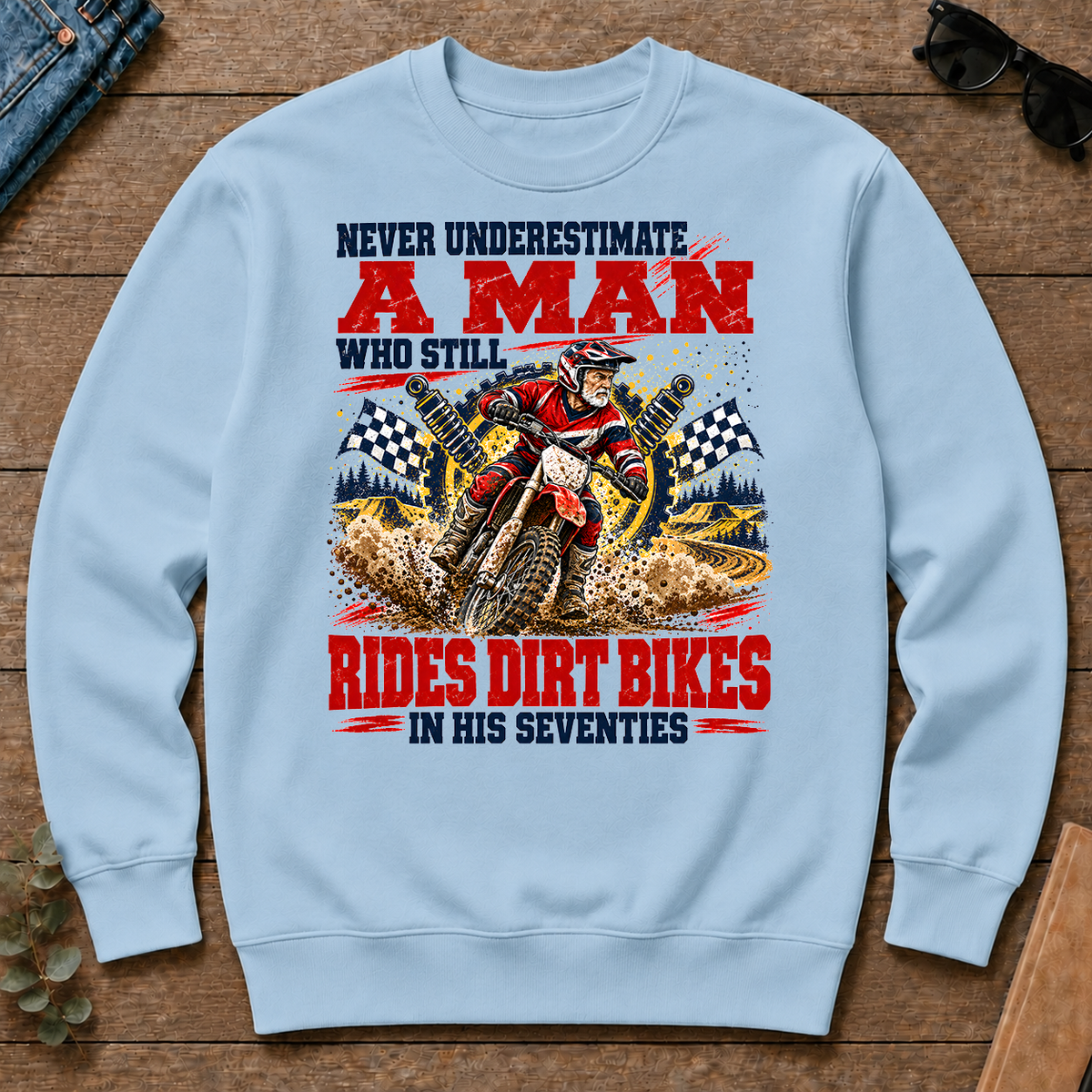 A Man Still Goes Rides Dirt Bikes In His 70s - light-blue - CS2D-LightBlue
