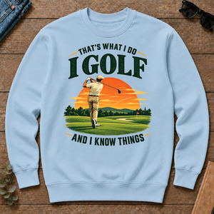 I Golf And I Know Things - light-blue - CS2D-LightBlue