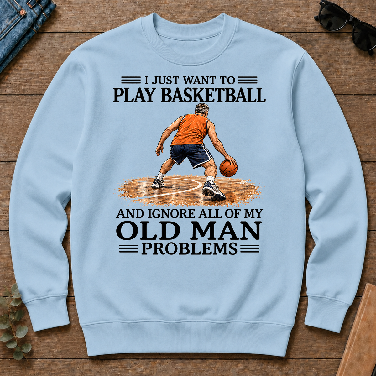 I Just Want To Play Basketball - light-blue - CS2D-LightBlue