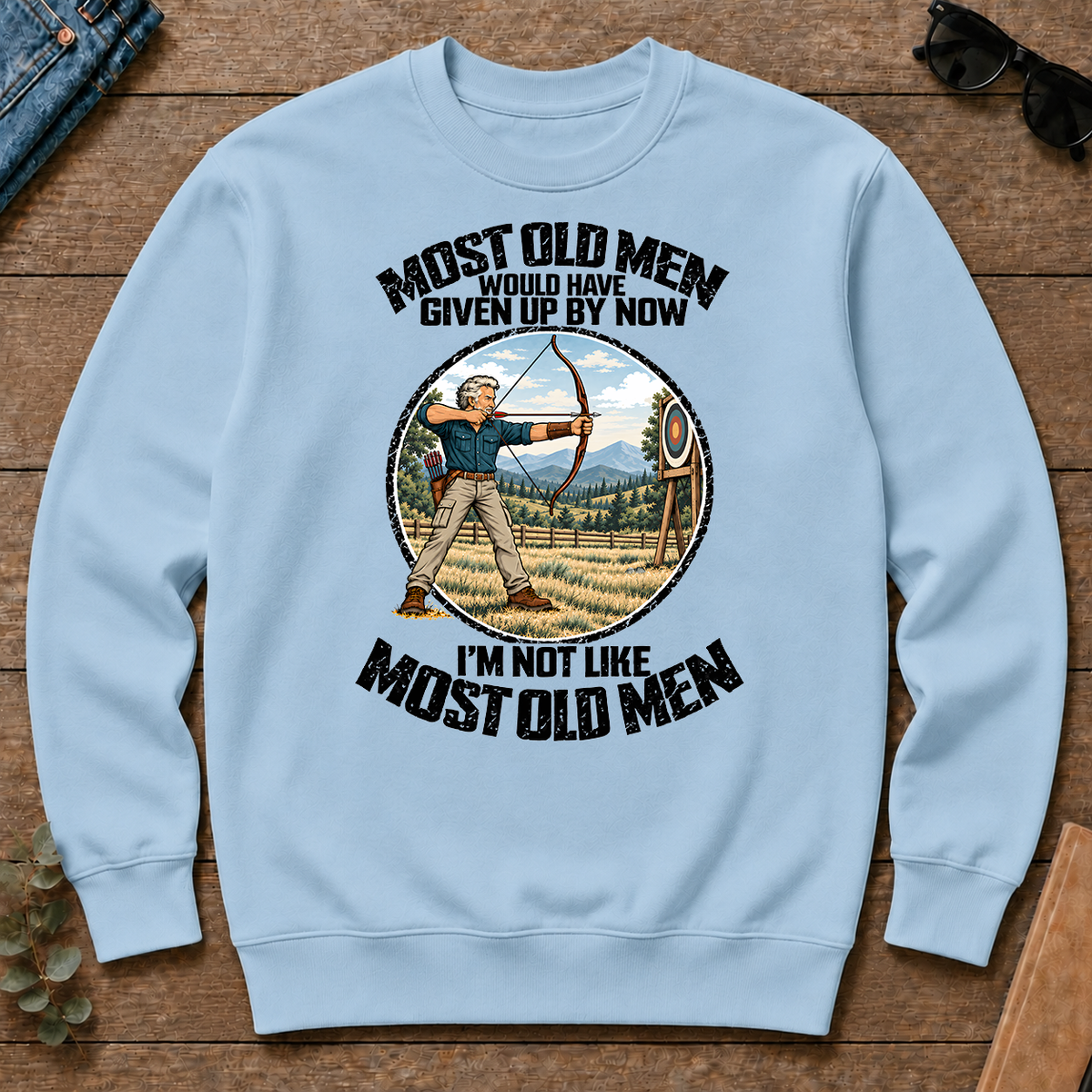 Archery Most Old Men Would Have Given Up By Now - light-blue - CS2D-LightBlue