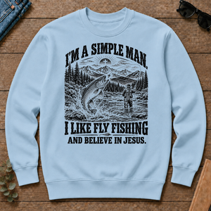I like Fly Fishing Believe In Jesus - light-blue - CS2D-LightBlue