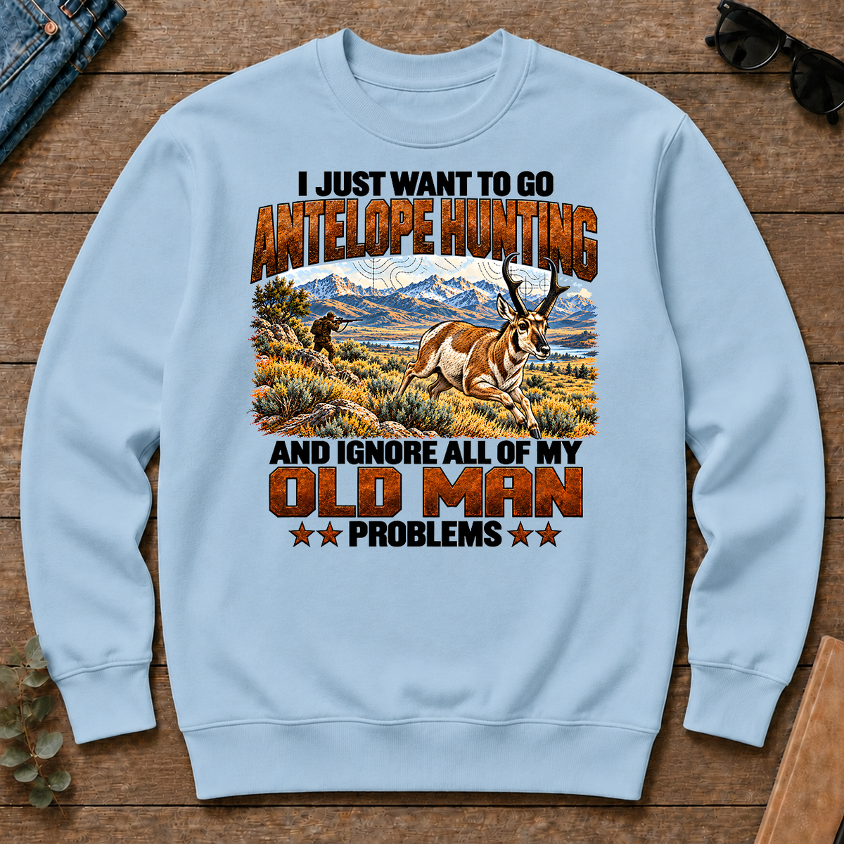 I Just Want To Antelope Hunting - light-blue - CS2D-LightBlue