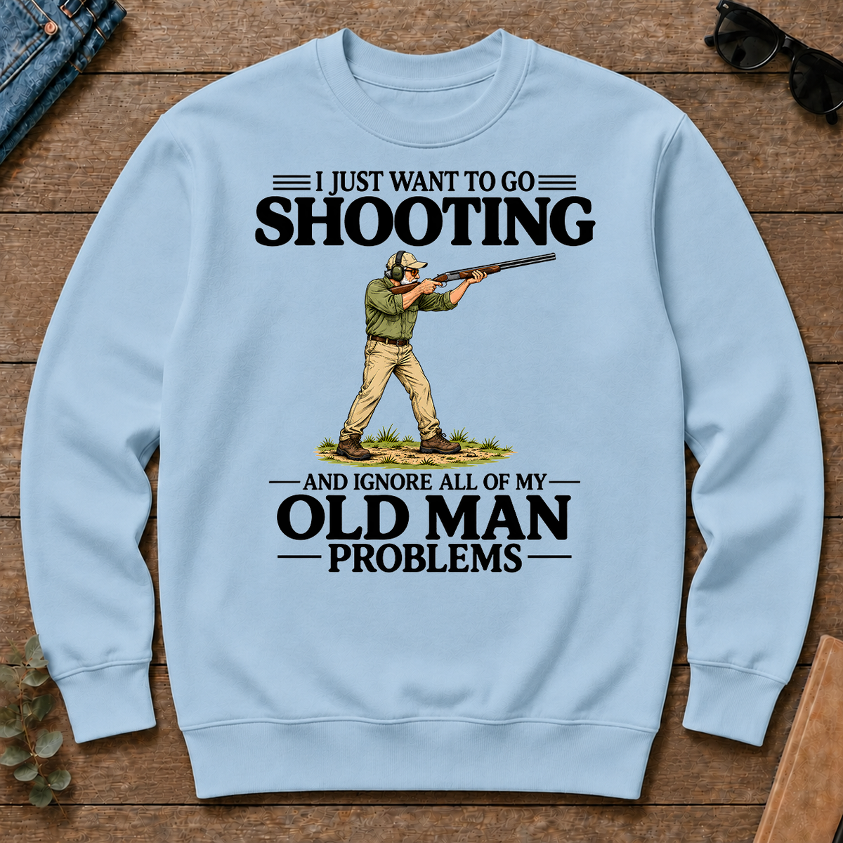 I Just Want To Go Shooting - light-blue - CS2D-LightBlue