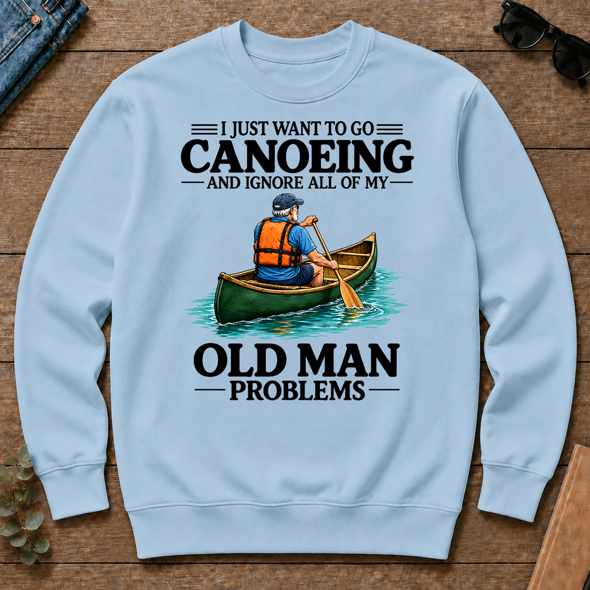I Just Want To Go Canoeing - light-blue - CS2D-LightBlue