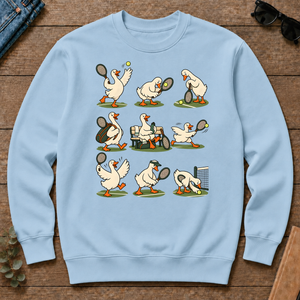 Funny Ducks Playing Tennis - light-blue - CS2D-LightBlue