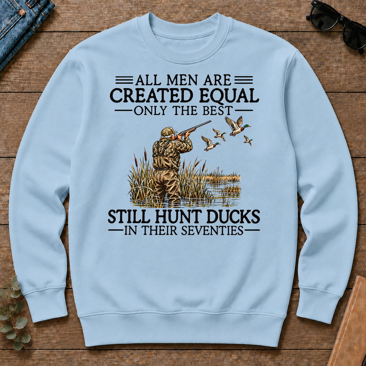 All Men Are Created Equal Duck Hunting 70s - light-blue - CS2D-LightBlue