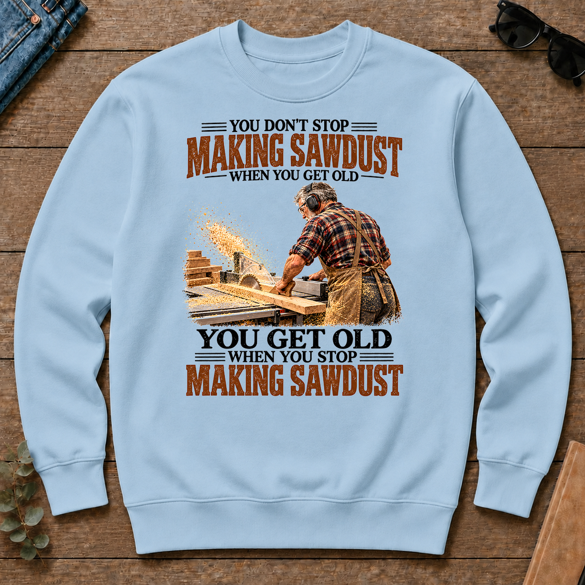 Making Sawdust You Get Old When You Stop - light-blue - CS2D-LightBlue