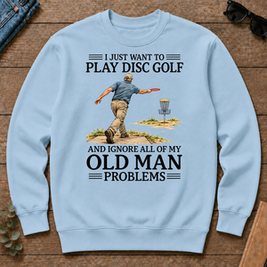 I Just Want To Play Disc Golf - light-blue - CS2D-LightBlue