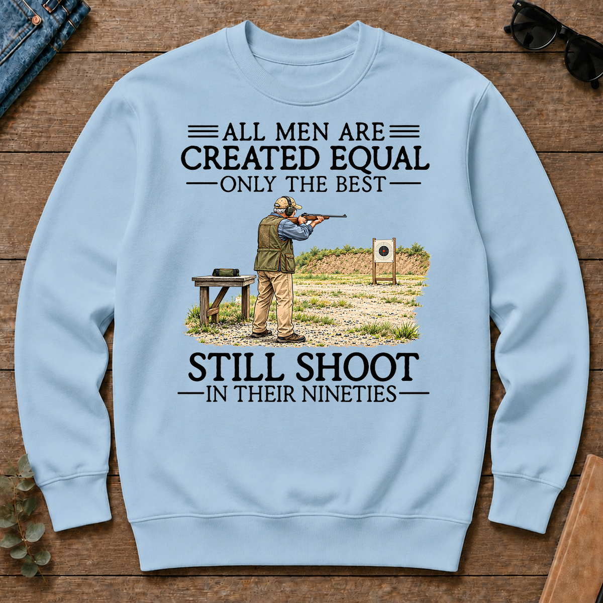 All Men Are Created Equal Only The Best Still Shoot 90s - light-blue - CS2D-LightBlue