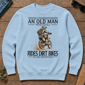 An Old Man Who Still Rides Dirt Bikes In His Seventies - light-blue - CS2D-LightBlue