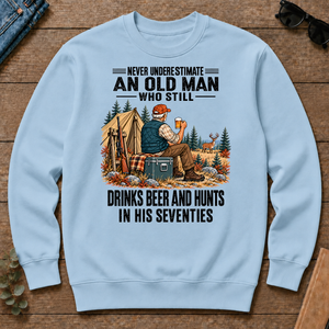 An Old Man Still Drinks Beer And Hunts In His 70s - light-blue - CS2D-LightBlue