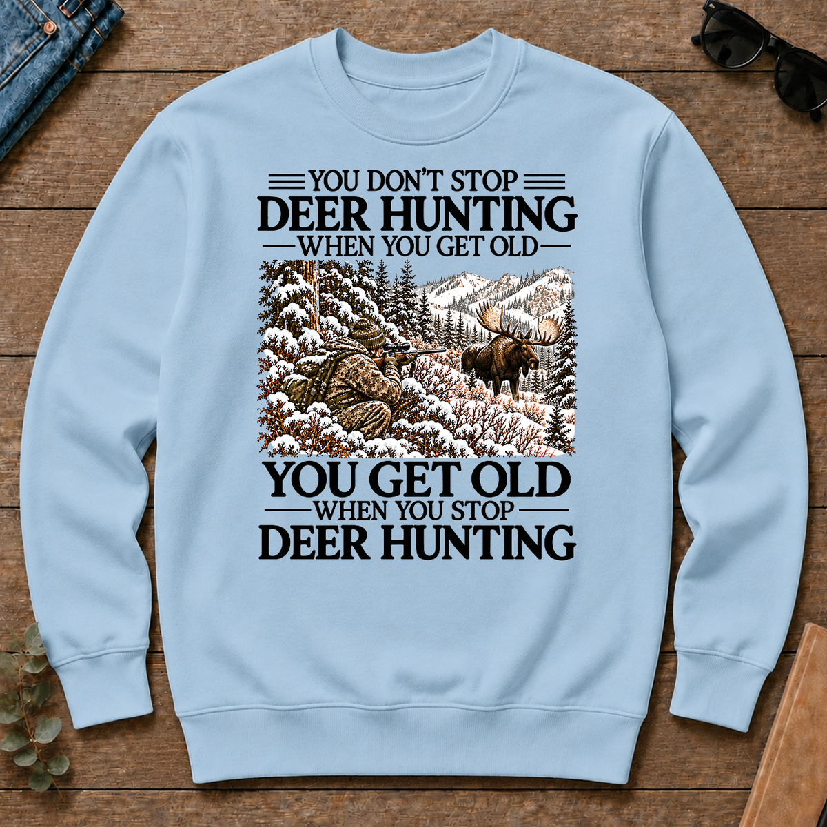 Don't Stop Moose Hunting Snow - light-blue - CS2D-LightBlue