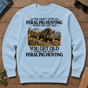 Don't Stop Feral Pig Hunting - light-blue - CS2D-LightBlue