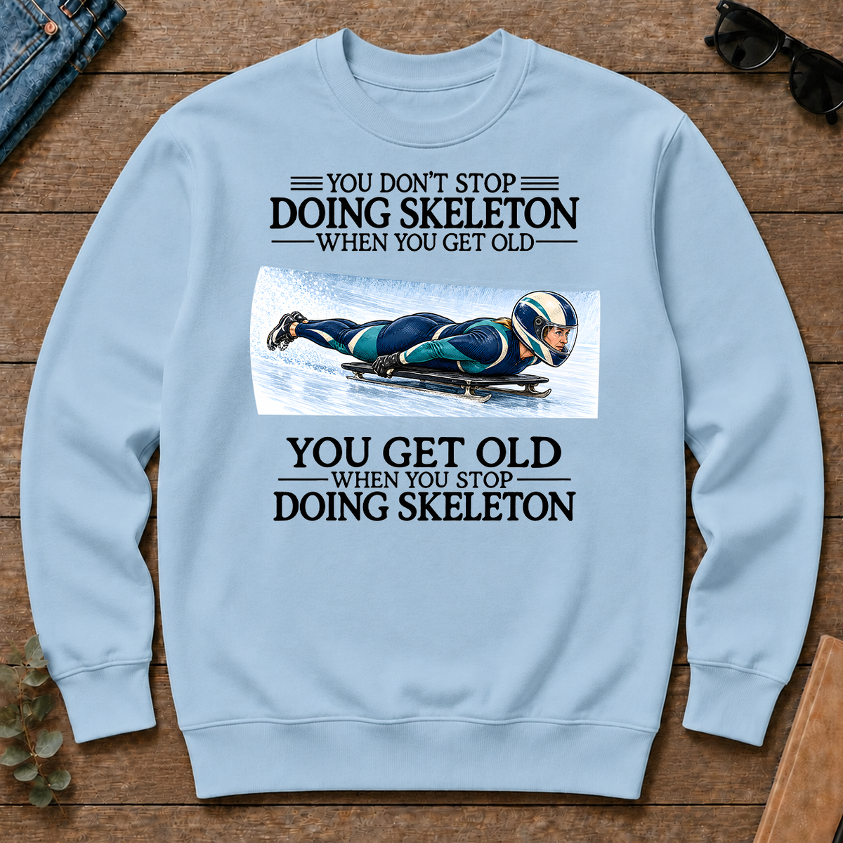 Don't Stop Doing Skeleton Woman - light-blue - CS2D-LightBlue