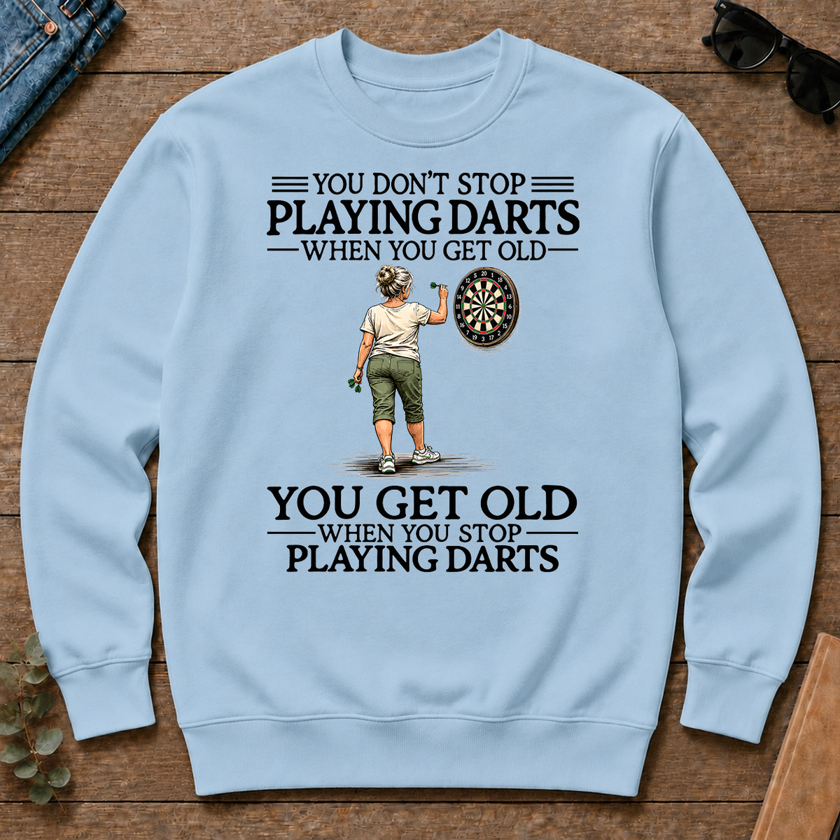 Don't Stop Playing Darts - light-blue - CS2D-LightBlue