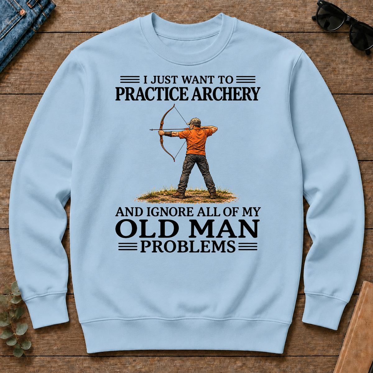 I Just Want To Practice Archery - light-blue - CS2D-LightBlue