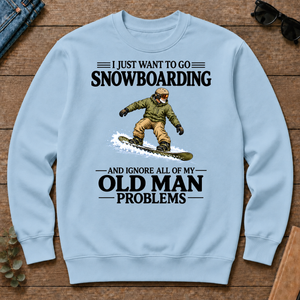 I Just Want To Go Snowboarding - light-blue - CS2D-LightBlue