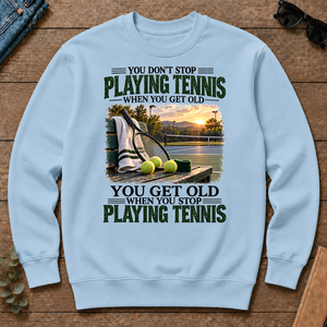 Playing Tennis You Get Old When You Stop - light-blue - CS2D-LightBlue
