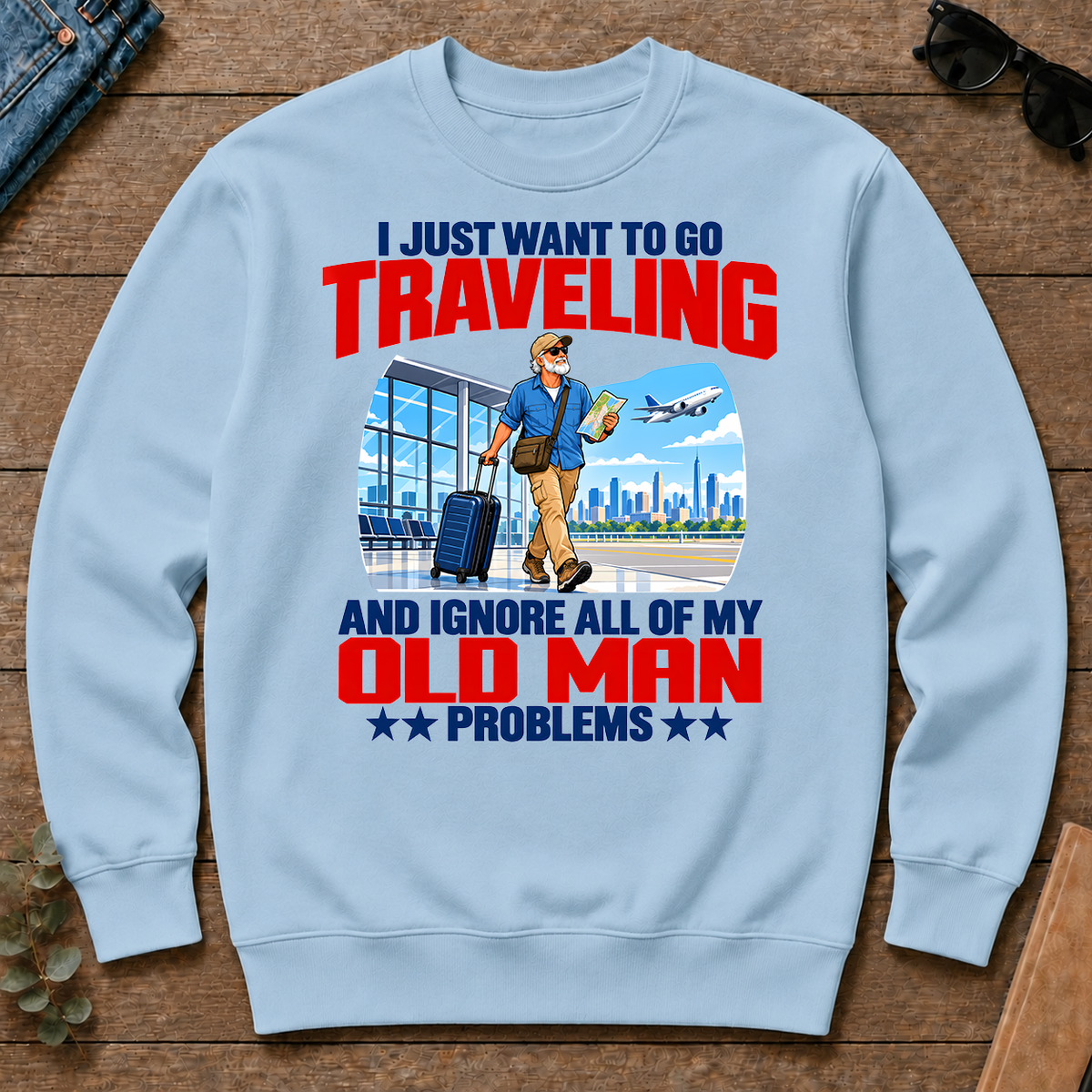 I Just Want To Go Traveling - light-blue - CS2D-LightBlue