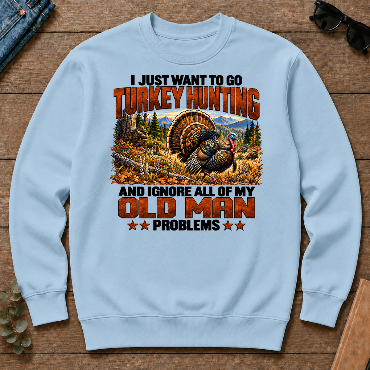 I Just Want To Turkey Hunting - light-blue - CS2D-LightBlue