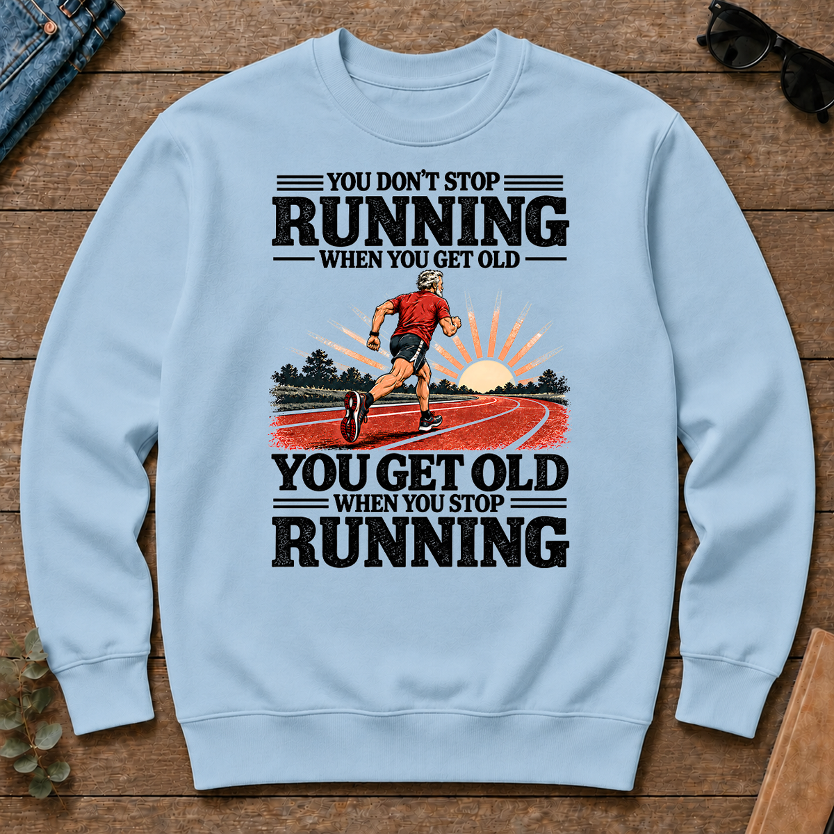 You Don't Stop Running When You Get Old - light-blue - CS2D-LightBlue