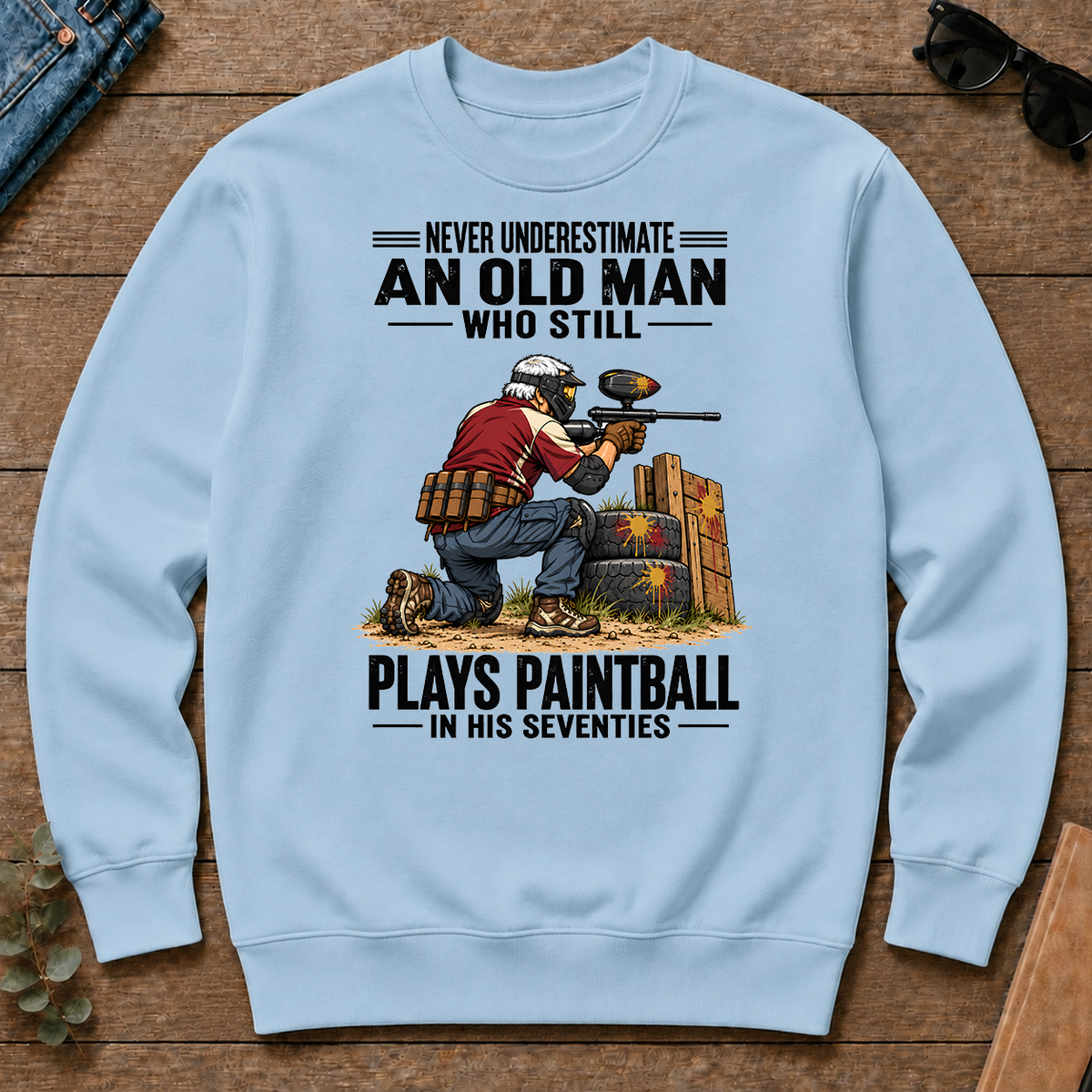 An Old Man Still Plays Paintball In His 70s - light-blue - CS2D-LightBlue