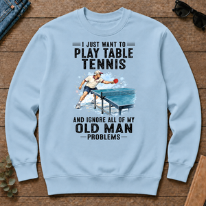 I Just Want To Play Table Tennis Art - light-blue - CS2D-LightBlue