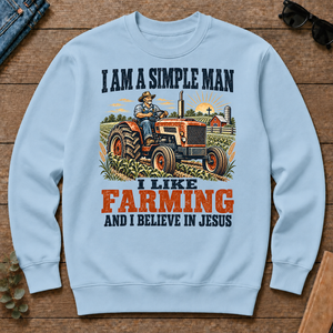 I Like Farming And Believe In Jesus - light-blue - CS2D-LightBlue
