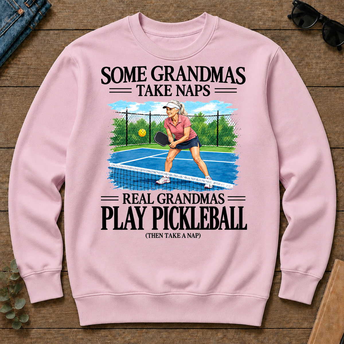 Real Grandmas Play Pickleball - light-pink - CS2D-LightPink