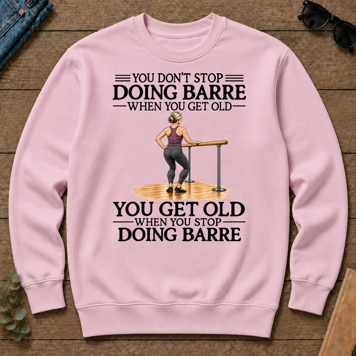 Don't Stop Doing Barre Woman - light-pink - CS2D-LightPink